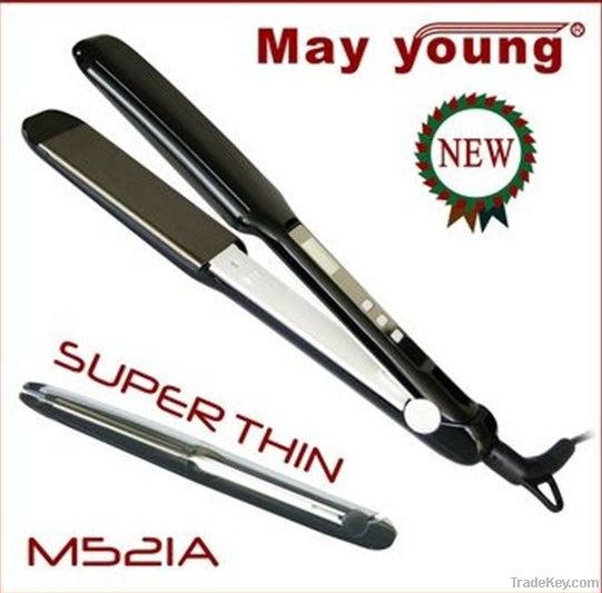 Super thin 230/450 degree keratin titanium straightener M521A