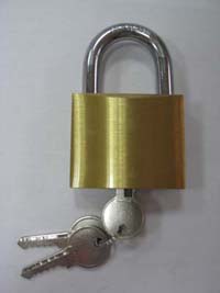 brass padlock/combination padlock/diamond lock2