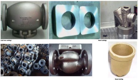 Casting, Forging, Press components, Fabricated parts