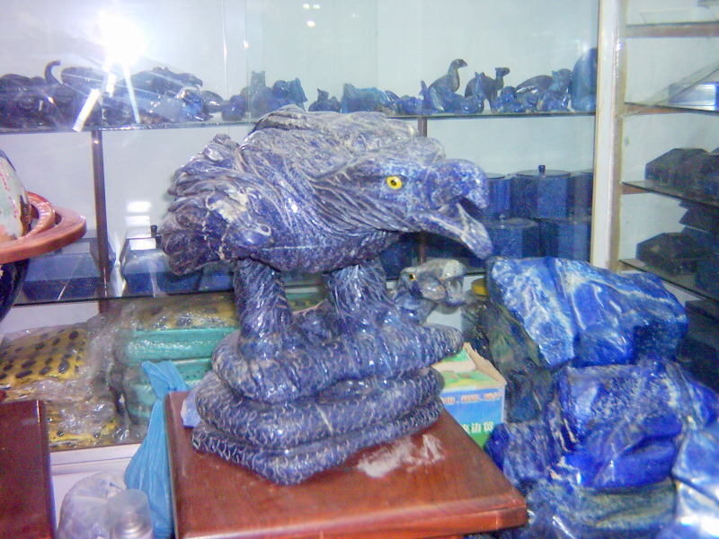 Lapis Lazuli Eagle & Snake