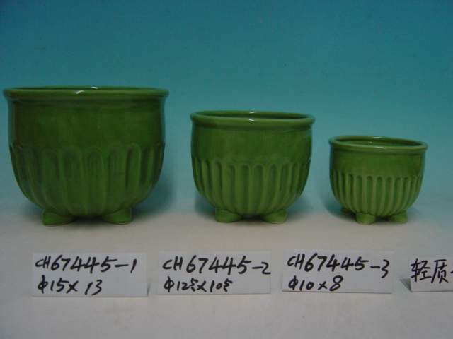 Ceramic flowerpot, porcelain flowerpot, garden pot