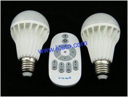 2.4G RF wireless touch smart home wifi dimmable led bulb