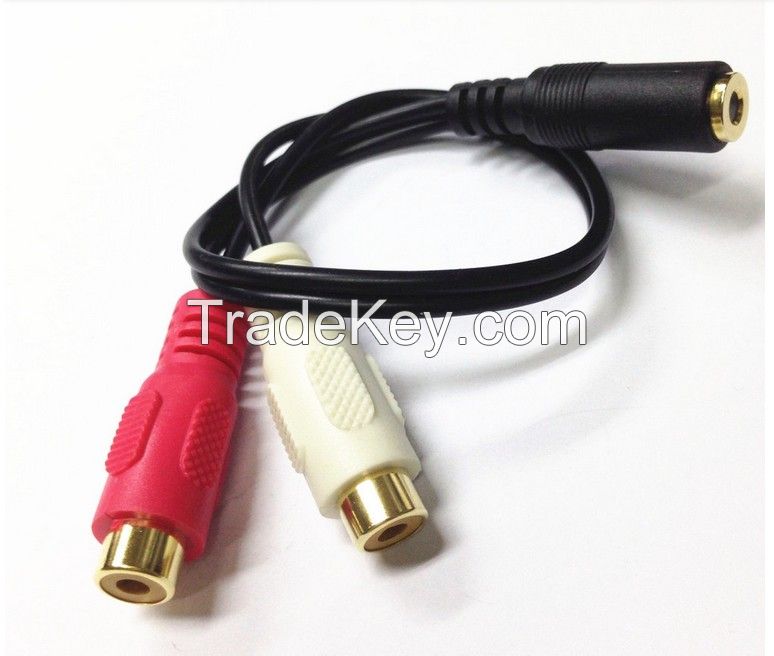HDMI CABLE 3 RCA M/Mx3 Audio/Video Cable Gold Plated - Audio Video RCA Cable