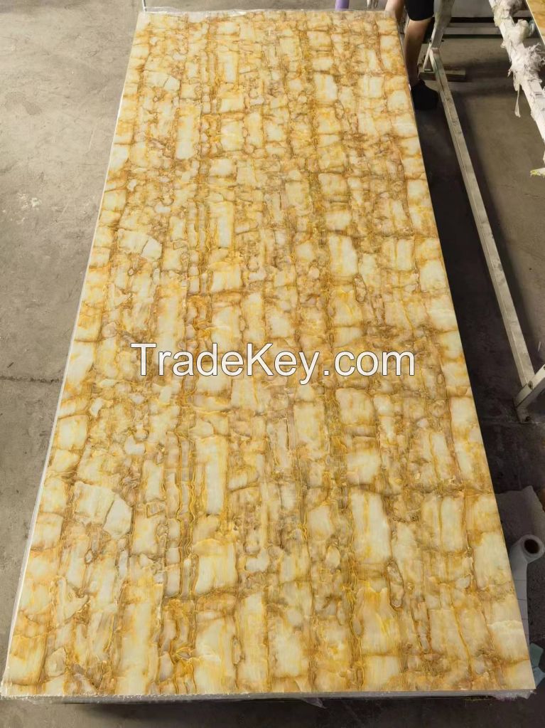 plastic stone uv wall panel