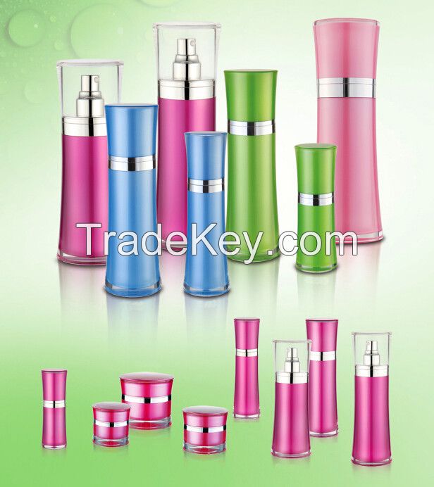 luxury cosmetic package of plastic