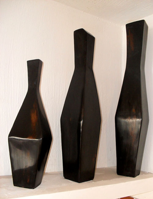 Huengue Cubism Vase (S/3)