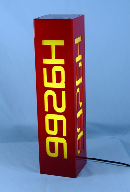 acrylic advertising light display