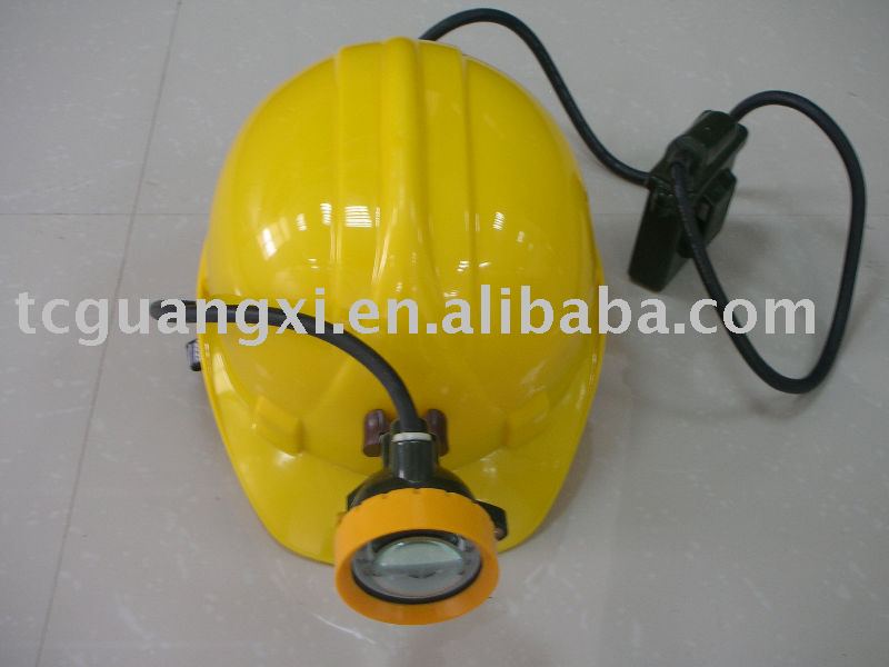 Single top reinforcement safety helmet with lamp GX-103K