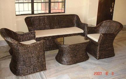 Rattan sofa set