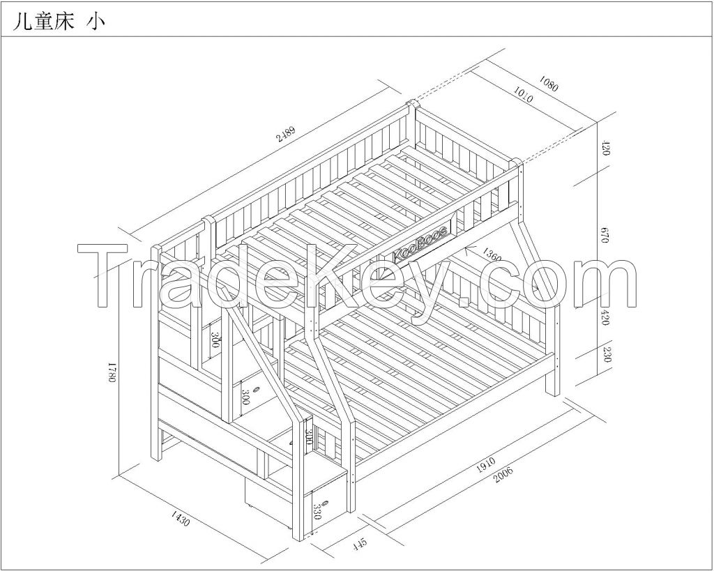 WPC children's bed