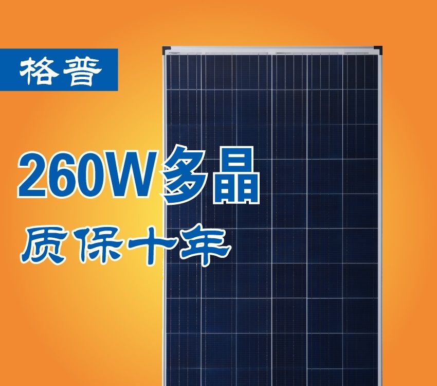 poly new energy 260W solar panel