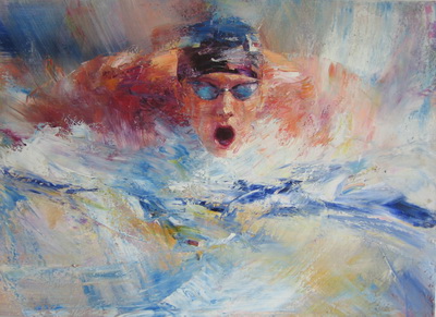 Sports oil Painting