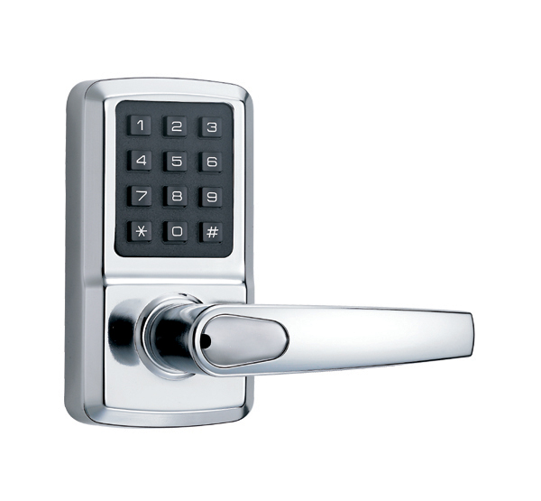 Electronic keypad door lock