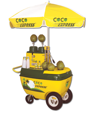 coconut cart/ coconut machine