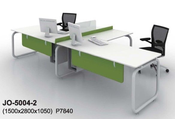 modern office workstation with cabinet, office partition