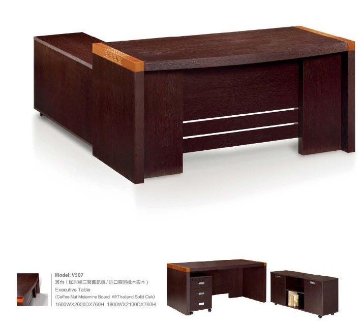 executive office table, manager table, North Europe-style office table