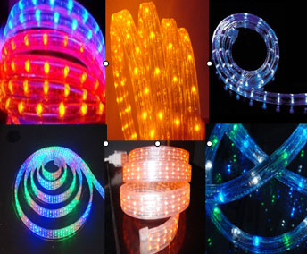 LED Rope Light, LED lighting, LED lamps , SMD LED flexible strip light