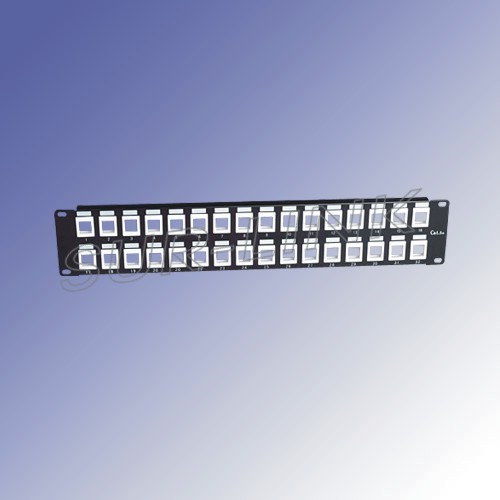 UTP Blank Patch Panel, 32 Port , Available for Cat.5e or Cat.6 Keystone