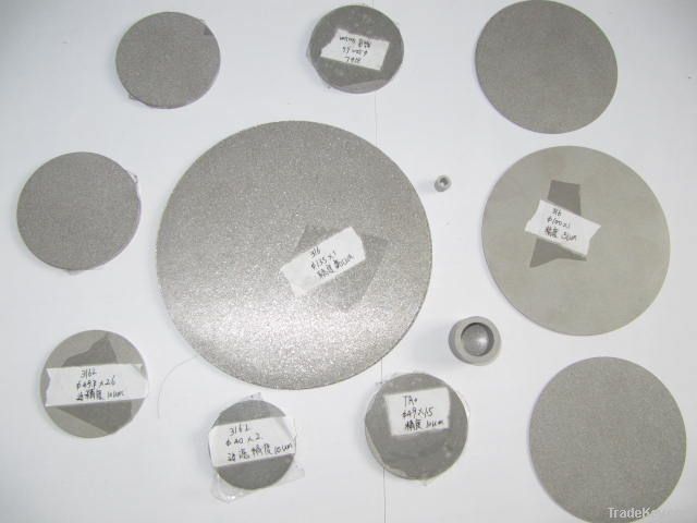 Porous powder metal sintered filter