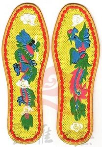 Chinese embroidered insoles