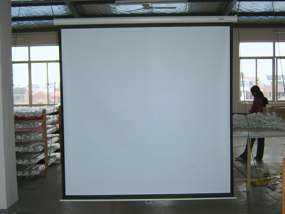 wall manual projection screen