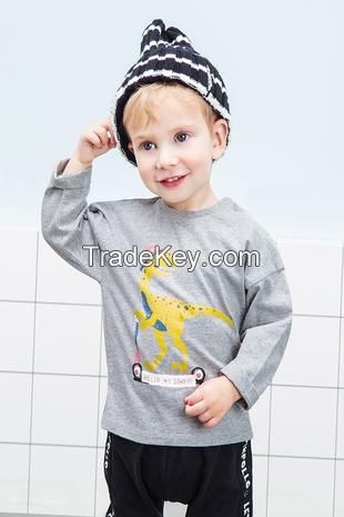 Boutique toddler baby boy tops shirts