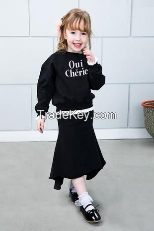 Girls kids boutique wholesale clothing sets 