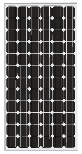 72pcs, 156*156mm, mono-crystalline