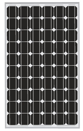 60pcs, 156mm, mono-crystalline solar panel