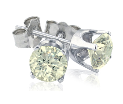 .50 CT DIAMOND STUD EARRINGS 14KT WHITE GOLD CLEARANCE $89.00 !!!!!