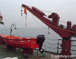Life rescue boat and davit