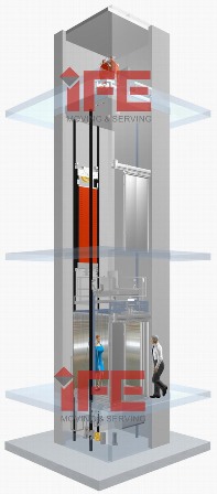 Elevator (small machine room)
