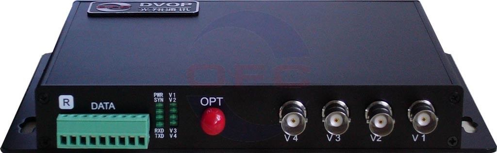 4channels Digital Video/Audio/Data Fiber Optical Transmitter and Recei