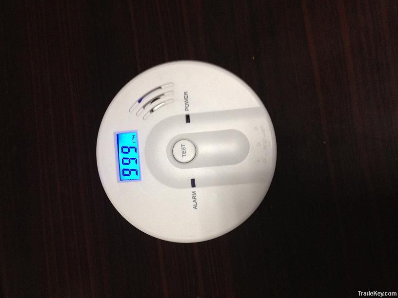 carbon monoxide detector with LCD