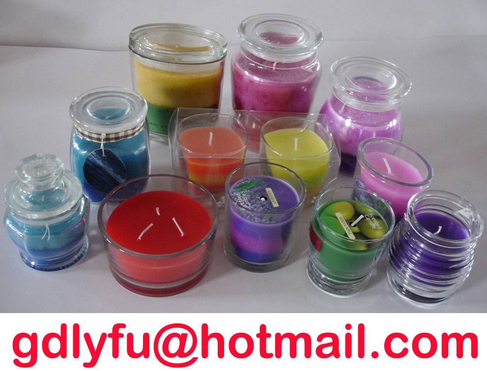 glass candles