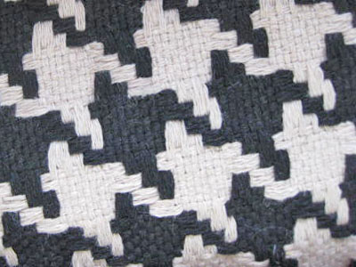 Houndstooth Fabric, Wool Tweed Fabric