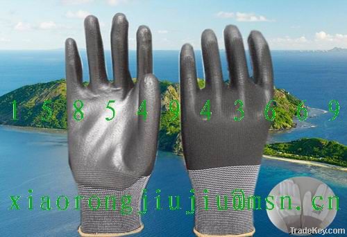 PU Coated Polyester Lining Glove