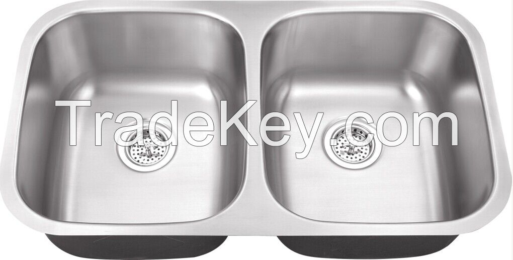 Stainless Steel double Bowls topmount 5050  Sink