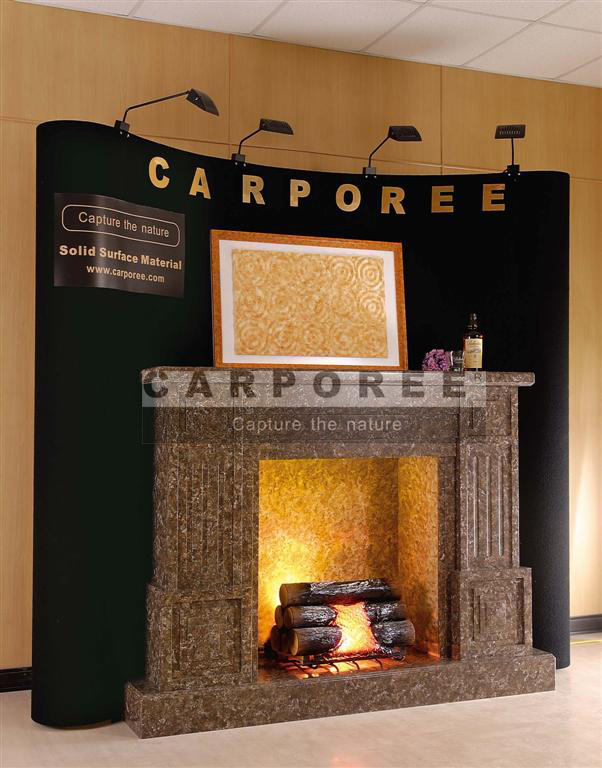 CARPOREE Solid Surface, Fireplace