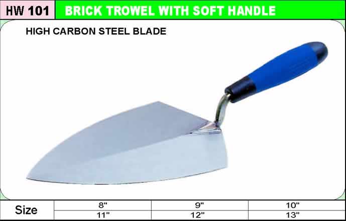 bricklaying trowel .