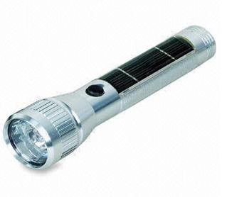 Solar powered flash light