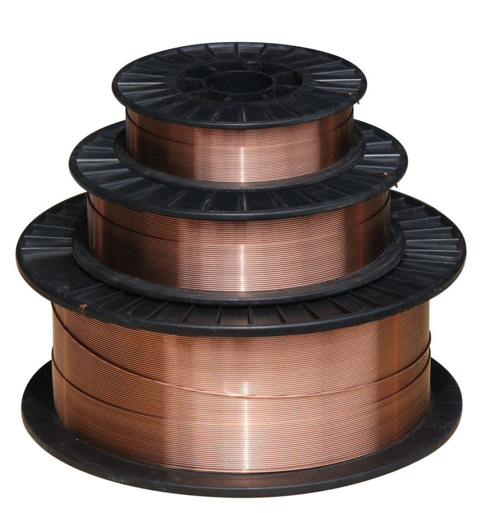 Low alloy steel CO2 gas shielded mig welding wire, various sizes are available