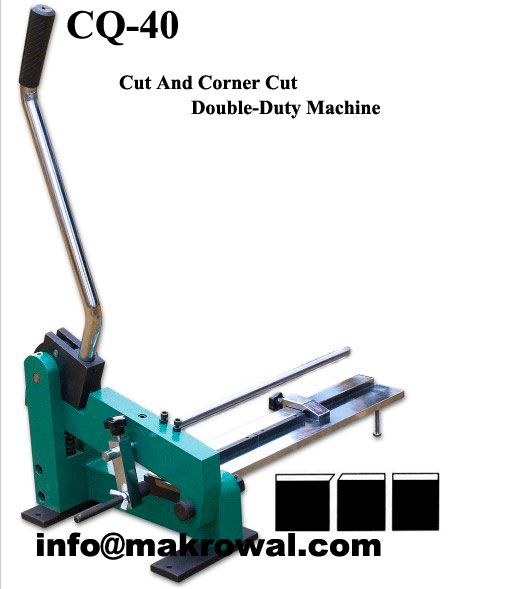 CQ-40 Cut and Corner Cut Double-duty Machine