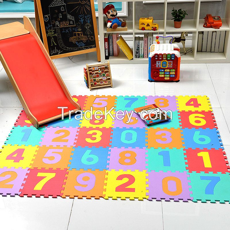 non-toxic eva education alphabet numbers puzzle jigsaw mat,Alphabet number puzzle mat