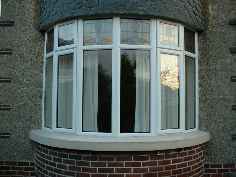 Upvc window with grid