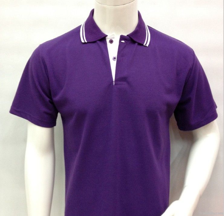 210g poly and cotton men's quality polo shirts