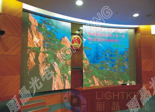 PH6mm arch dot matrix full color display for indoor