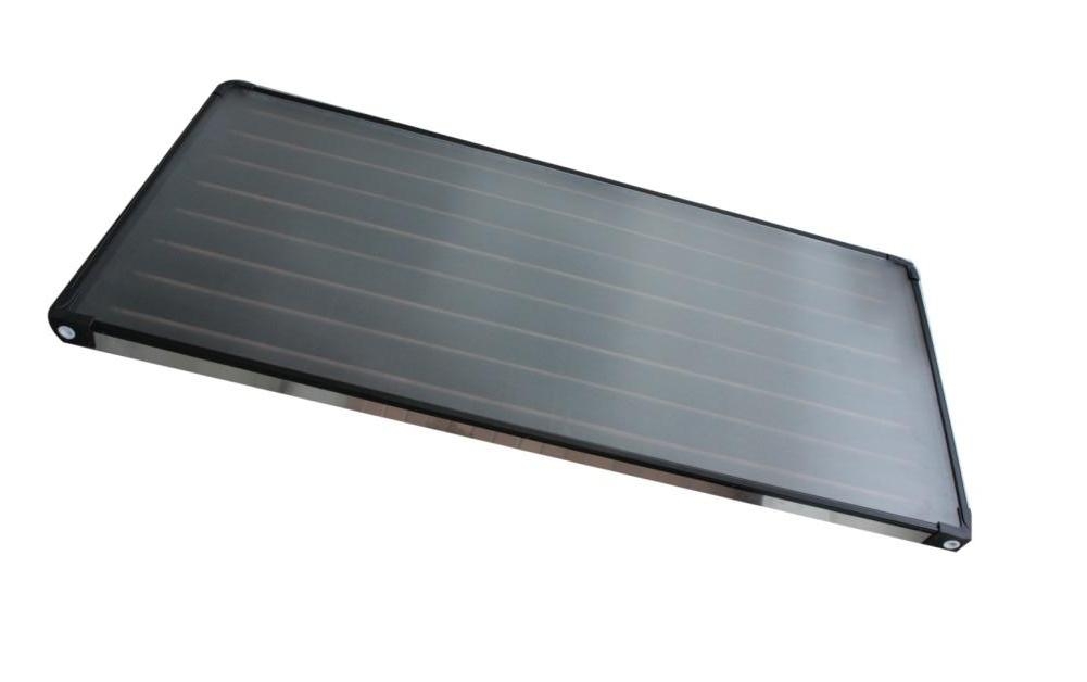 split flat plate solar collector