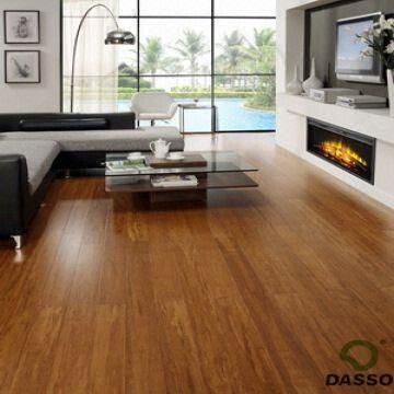 Strand woven bamboo flooring