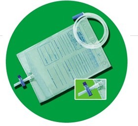 urine drainage bag without bottom outlet